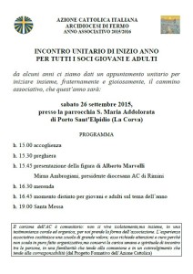 incontro unitario inizio anno 2015