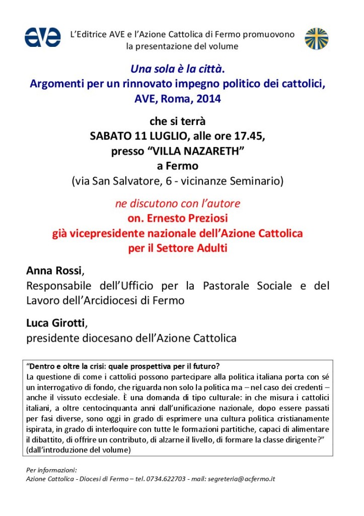 locandina presentazione volume Preziosi